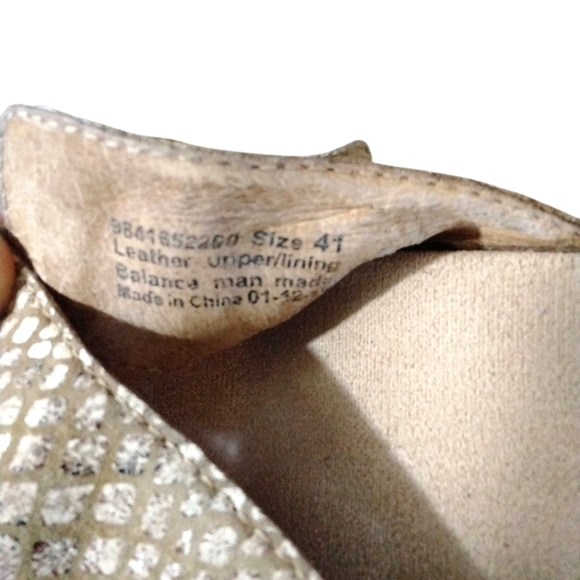 Dansko Sophie Sandal Snake Embossed Double Strap Buckle Mule Sandals Size 11 - Picture 9 of 10